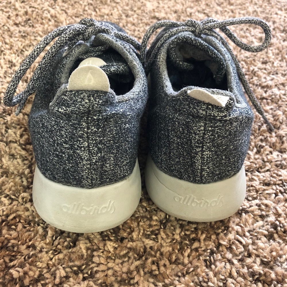 Allbirds Grey Wool Runners Shoes - Picture 6 of 10